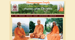 Desktop Screenshot of chinmayaranyam.org